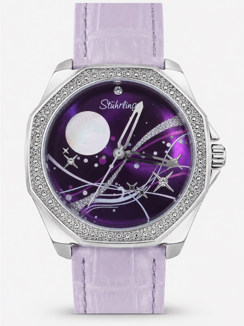 Stührling Original Gala 231D.1115V61 Women’s Quartz Watch  Lacender Crystal Bez